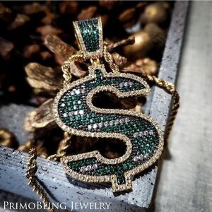 Green Money Necklace  